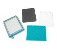 vhbw Set de filtros compatible con Philips PowerPro Compact FC9321, FC9322 aspiradora - 4x Filtro