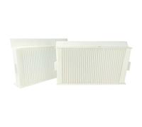 vhbw Set de filtros Compatible con Zehnder ComfoAir 180 Unidad de ventilación - Filtro de Aire G4 / F7 (2 uds.), 24 x 12 x 5 cm, Blanco