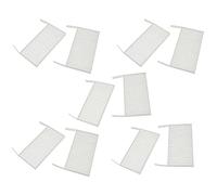 vhbw Set de filtros Compatible con Zehnder ComfoAir 70 Unidad de ventilación - Filtro de Aire G4 / F7 (10 uds.), 19 x 10 x 3 cm, Blanco