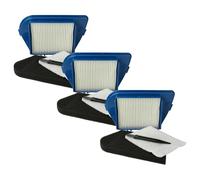vhbw Set filtro + pincel (12 uds.) reemplaza Rowenta ZR004601 para aspiradora