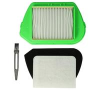 vhbw Set filtro + pincel (4 uds.) compatible con Rowenta Compacteo Ergo Cyclonic RO5342EA