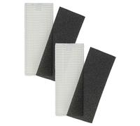 vhbw Set filtros compatible con Rowenta X-plorer serie 45 Aqua RR8277WH robot aspirador - 4x filtro repuesto (filtro, filtro de espuma)