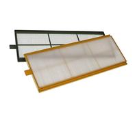 vhbw Set filtros Compatible con Zehnder ComfoAir 350 Unidad ventilación - Filtro Aire G4 / F7 (2 uds.), 50 x 16 x 1 cm, Blanco/Amarillo/Verde