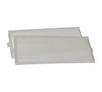 vhbw Set filtros Compatible con Zehnder ComfoAir Q350 TR, Pro 300, Q350 Unidad ventilación - G4 / F7 2 uds., 50 x 16 x 2 cm, Blanco