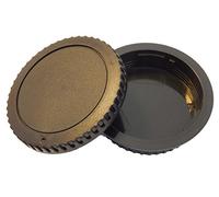 vhbw Set Tapa Compatible con Canon EOS 650D, 6D, 700D, 70D, 750D, 760D, 7D cámara - Tapa Trasera y Carcasa, Negro