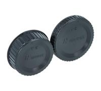 vhbw Set Tapa Compatible con Nikon D800, D7000, D7100, D7200, D750, D7500 cámara - Tapa Trasera y Carcasa Negro