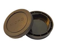 vhbw Set Tapa Compatible con Olympus Pen E-PM1, E-PL3 cámara - Tapa Trasera y Carcasa Negro