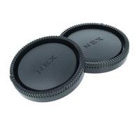 vhbw Set Tapa Compatible con Sony NEX F3, NEX-VG10, NEX C3 cámara - Tapa Trasera y Carcasa Negro