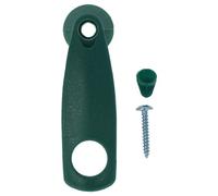 vhbw Soporte de Cable Compatible con Vorwerk Kobold 131, 130 aspiradora - Soporte con Tornillo y Tapa de Rosca Verde Oscuro