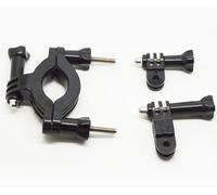 vhbw Soporte de Moto para Montaje en el Manillar Compatible con GoPro Hero 3 + Plus CHDHN-301 cámaras de acción - con Brazos orientables