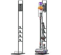 vhbw Soporte del aspirador compatible con Dyson V7, V8 aspiradora de batería, aspiradora de mano -gris oscuro
