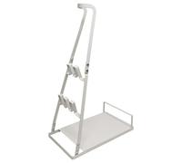 vhbw Soporte del aspirador compatible con Kärcher VC7, VC4, VC6 aspiradora de batería, aspiradora de mano -blanco