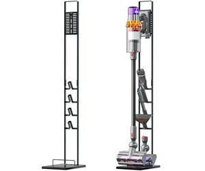vhbw Soporte del aspirador compatible con Rowenta X-Force Flex 8.60 Animal RH9678WO aspiradora de batería, aspiradora de mano - gris oscuro
