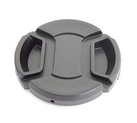 vhbw Tapa de Objetivo 43 mm Compatible con Panasonic HDC-TM350 cámara - plástico Negro, con Mango Interior