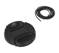 vhbw Tapa para Objetivo Compatible con Leica Elmar-M 1:3.8/24 mm Asph., Summarit-M 1:2,4/35 mm Asph. cámara - plástico, Negro, 46 mm