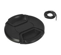 vhbw Tapa para Objetivo Compatible con Ricoh cámara - plástico, Negro, 82 mm