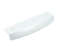vhbw Tirador de puerta compatible con Bosch/Siemens KTL7106/44, KTL7106/45, KTL70441/01 nevera - 14,2 x 4,1 x 2,2 cm plástico blanco