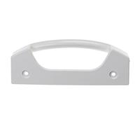 vhbw Tirador de puerta de repuesto compatible con Bosch KGS3000GB, KGS3000EU, KGS3000, KGF3700NL, KGF3700, KGE7010SD nevera plástico blanco