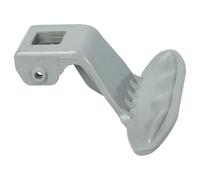 vhbw Tirador de puerta de repuesto compatible con LG F1247NDPSPL, F12470TD, F12370ND, F1203NDP5, F1203NDP, F1247TD5, F1247TD lavadora plástico gris