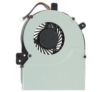 vhbw Ventilador CPU/GPU compatible con Asus K55X, K55, K55A, K55D, K55DR, K55V, K55VD, K55VM notebook, portátil, con clavija de 4 pines