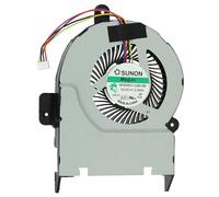 vhbw Ventilador CPU/GPU compatible con Asus X55A, K55VD, K55X, X55, X55C, K55A, K55, X55u, K55V notebook, portátil, con clavija 4 pines