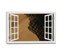 VHdfgTY La vista desde la ventana 100 Cuadro Lienzo Efecto Ventana Cascada Paisaje Natural para Decoración del Hogar 30x45cm Lienzo envuelto