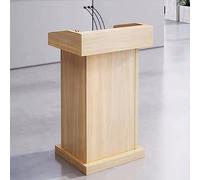 vhdurike Podio de Madera, púlpito de Iglesia Premium, Atril de Habla Escolar, Soporte de anfitriona de 44 Pulgadas de Alto, podios de pie, Escritorio de recepción para conferencias de Oficina,B