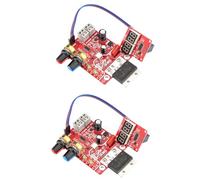 Vheolk 2X Máquina de Soldadura por Puntos Digital, Pantalla de Control de Tiempo, Soldador por Puntos CA 110V 220V A 9V, Placa Controladora de Transformador 100A
