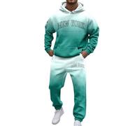 Vhersily 2025 2 Piezas Conjunto Deportivo para Hombre Y2K Los Angeles Firmate Sudadera Con Capucha y Pantalones Chándal, Ideal Combinar T-Shirt, Pantalones, Gimnasia Activewear, Para Llevar Nuevo