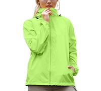 Vhersily 2025 Chaqueta Softshell Mujer Elegante Impermeable y Anti con Capucha - Impermeable Ligera para Trekking Abierto Ciclismo, Montaña y Ciudad, Cuello Alto y Bolsillos, para Otoño e Invierno, De