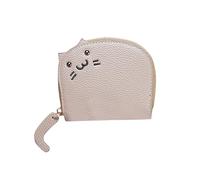 Vhersily 2025 ofertas - portatarjetas de mujer cartera cartera monedero mujer bolso mujer cartera Kawaii lindo clip metal Miss alta capacidad, gris, Talla única