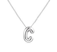 Vhersily 2025 Regalos Ofertas Regalos para Mujeres - Collar de Plata de Ley con Letras Joyas en Forma de Corazón, Cadena el Día de la Madre, Aniversario, Navidad, San Valentín, Cumpleaños Regalo, C A,