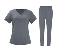 Vhersily 2025 Regalos - Uniforme Mujer Algodón Conjunto Uniforme Sanitario Mujer Uniforme Estetista Mujer Uniforme Sanitaria Elástica Mujer OSS Uniforme Enfermera Mujer Uniforme Sanitaria San