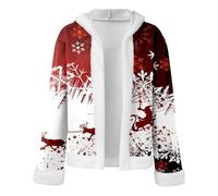 Vhersily 2026 Chaqueta Hombre Vikingo Edad Media Mitología Nórdica Capucha Fondo Negro Patrones Azul Martillo de Thor Trendy Tema Mitológico Personal Diario Patrón Único y Atractivo, Red Ladrillo 1, M