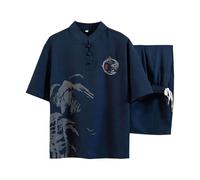 Vhersily 2026 Hombre Kung Fu Artes Marciales Uniforme Mujer Tai Chi Disfraz Meditación China Tradicionales Uniformes Wing Chun Streetwear Pijama Gimnasio Fitness Respirante para Entrenamiento Uso