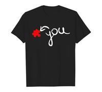 Vhersily 2026 Par de camisetas de San Valentín Tu Mi Completi Lui Lei Parejas Camisetas Coordinadas Amigos Partner, Slim Suave Moda Y2k para Estancia Casa Regalo Boda, Aniversario, Novios, De color