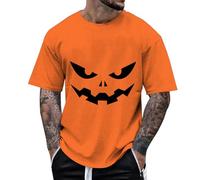 Vhersily Bloody Problem Solved Halloween Print T I'm Fine camiseta de para hombre y mujer camisas película aterradora novedad sarcástico humor comedia retro muy divertidas, versátiles para look, A