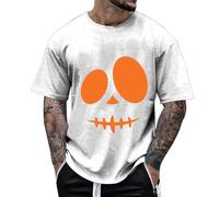 Vhersily Bloody Problem Solved Halloween Print T I'm Fine camiseta de para hombre y mujer camisas película aterradora novedad sarcástico humor comedia retro muy divertidas, versátiles para look, B