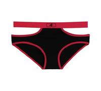 Vhersily Braga Tanga Mujer Algodón Slip Ciclo Disfraz Menstrual Mujeres Bragas Absorbentes Menstruación Postparto Sexy Tanga para Apoyo y Comodidad de Noche Regalo de San Valentín, Negro , M