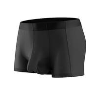Vhersily Calzoncillos para hombre transparente transpirable ultra fino hielo seda invisible ropa interior verano slip cómodo elástico ligero suave boxers deporte color sólido ropa erótica, Negro , XL
