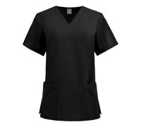 Vhersily Casaca Médica Mujer Uniforme Sanitaria Enfermera Uniforme de Manga Corta para Ocio, Salir, Hip-Hop Gimnasio, Streetwear Frescas y Transpirables, Versátil Combinable con Pantalones Cortos