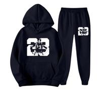 Vhersily Chándal de hombre deportivo con cremallera Otoño E Invierno Completo, Conjunto Deportivo Jersey Sudadera con Capucha y Jogging Pantalones 2 Piezas Chándal para Entrenamiento Gimnasio, para