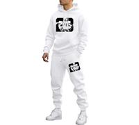 Vhersily Chándal de hombre deportivo con cremallera Otoño E Invierno Completo, Conjunto Deportivo Jersey Sudadera con Capucha y Jogging Pantalones 2 Piezas Chándal para Entrenamiento Gimnasio, para