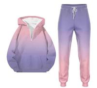 Vhersily Chándal de jogging para hombre, chándales deportivos de fútbol, con capucha y pantalones, Sportswear Fitness Training Suit para fitness y yoga, gimnasio, para llevar nuevo semestre, para