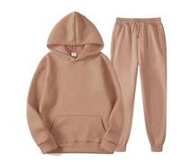 Vhersily Chándal de jogging para hombre, con capucha, con pantalones, para el tiempo libre, con bolsillos, ropa deportiva para parejas entrenamiento gimnasio, para llevar nuevo semestre, disfraces de