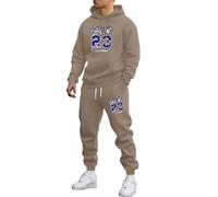 Vhersily Chándales para hombre completos ofertas, largo, de gran tamaño, para el tiempo libre, Y2K, Hip Hop, 2 piezas, sudadera y pantalones de jogging unisex, para llevar nuevo semestre, para otoño e