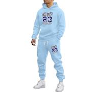 Vhersily Chándales para hombre completos ofertas, largo, de gran tamaño, para el tiempo libre, Y2K, Hip Hop, 2 piezas, sudadera y pantalones de jogging unisex, para llevar nuevo semestre, para otoño e