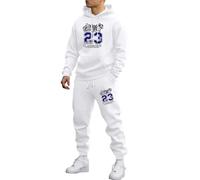 Vhersily Chándales para hombre completos ofertas, largo, de gran tamaño, para el tiempo libre, Y2K, Hip Hop, 2 piezas, sudadera y pantalones de jogging unisex, para llevar nuevo semestre, para otoño e