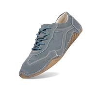 Vhersily Gimnasia Mujer 2026 Zapatos para Gimnasio Clásicos Suela de Goma Casual Skate Antideslizante Ortopédico Running Deportivo Correr Fitness Sneaker Adelgazar Paseo Al Aire Libre Tenis, azul