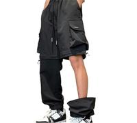 Vhersily Pantalones convertibles para hombre 2 en 1, tecnología Windproof, rodilleras extraíbles para senderismo, con bolsillos térmicos con refuerzos antidesgarro para excursiones de invierno, fino y